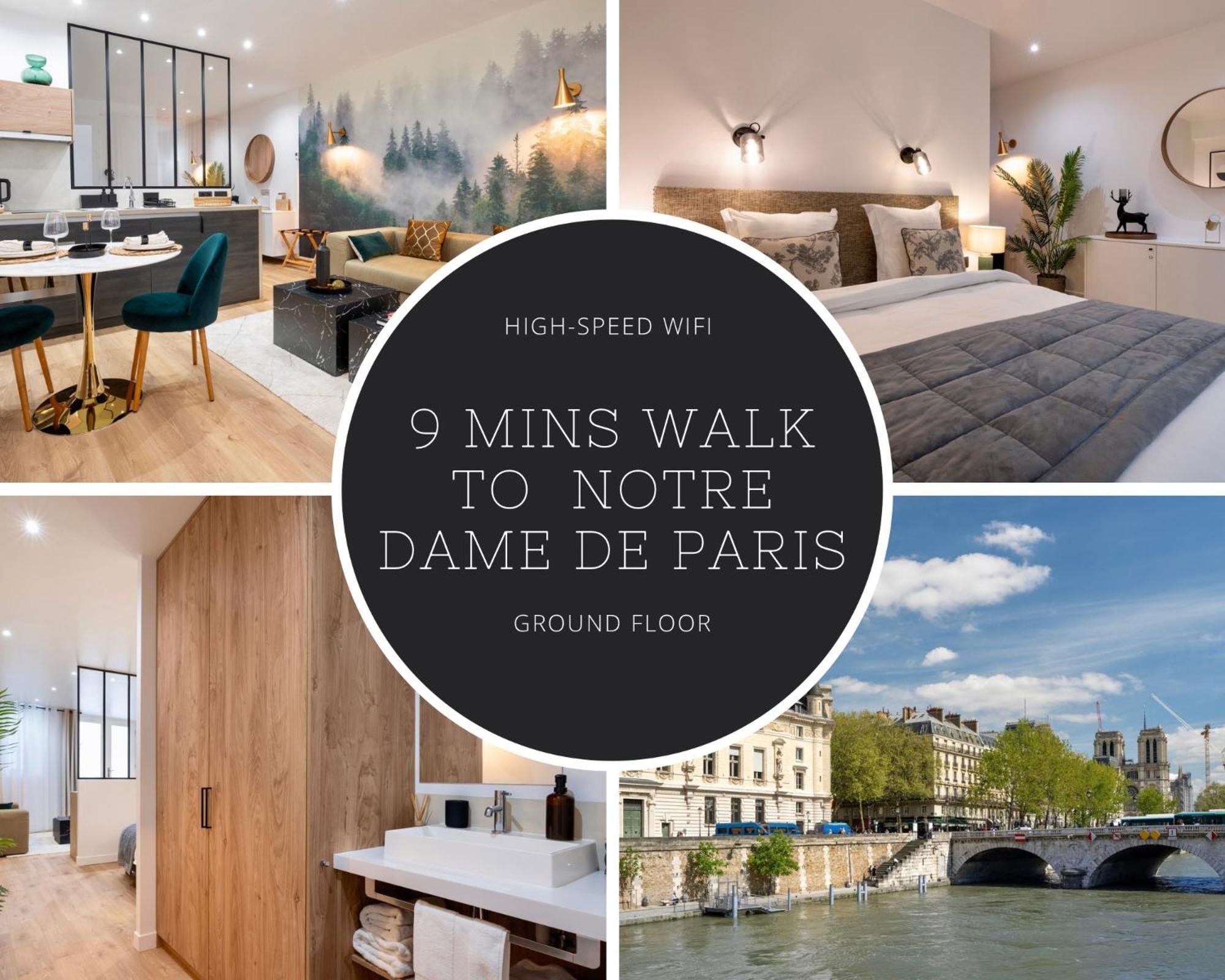Appartement Cosy A 9 Min A Pied De La Cathedrale Notre Dame ปารีส ภายนอก รูปภาพ